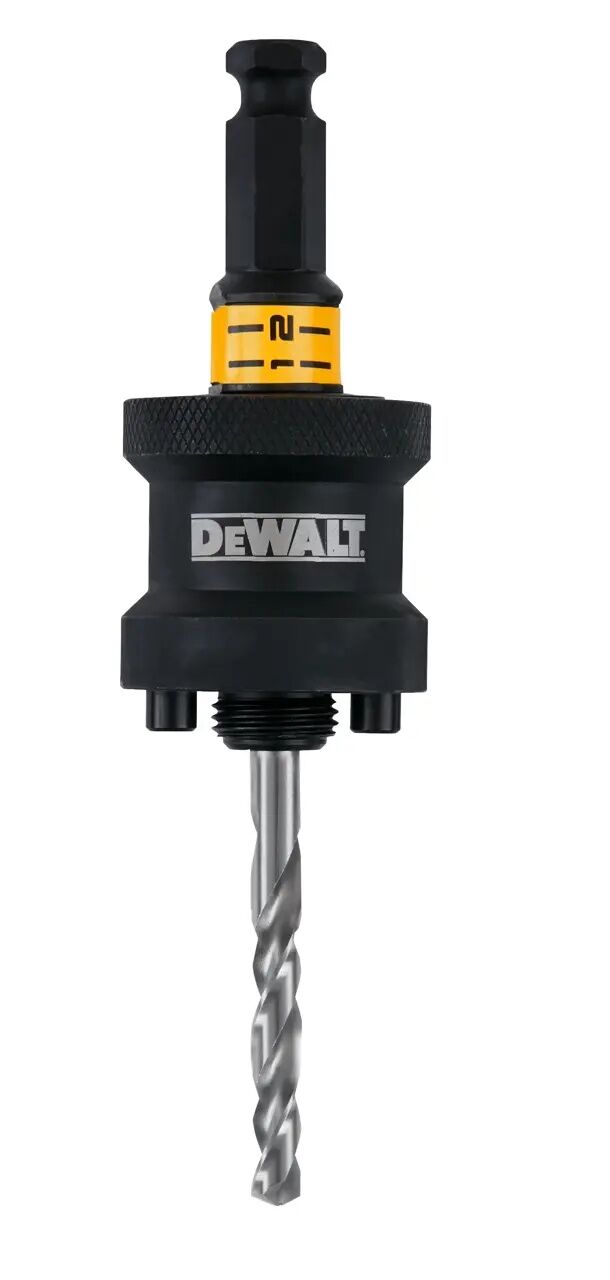 DEWALT Rapid Load 1 1/4 in. To 6 in. Quick Change Hole Saw Arbor, 1/2 in.