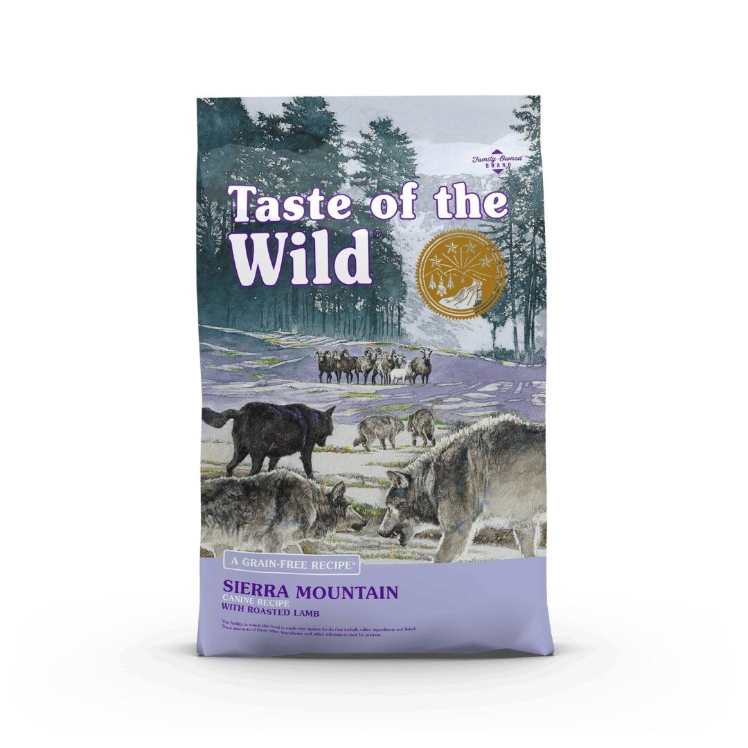 Taste of the Wild Sierra Mountain Canine Recipe Roasted Lamb Dog Food, 14 lb.