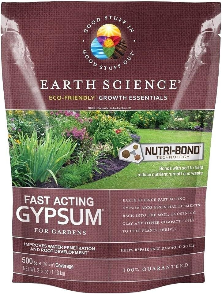 Earth Science Fast Acting Gypsum, 2.5 lb.