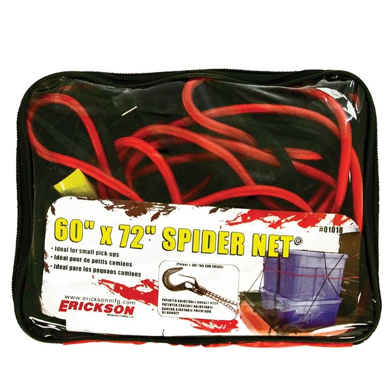 Erickson Spider Net, Black/Red, 60 in. x 72 in.