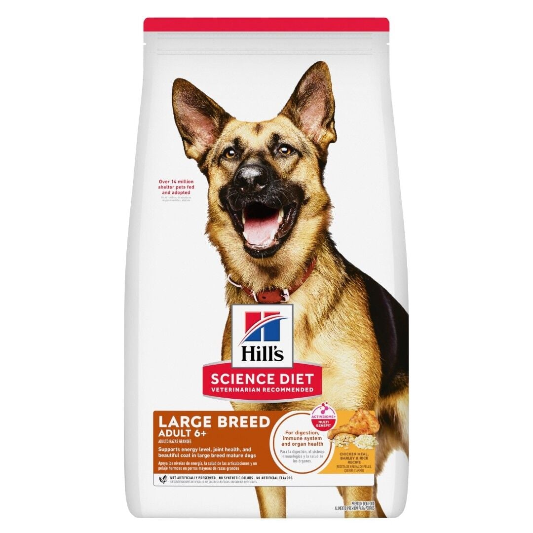 Hill's Science Diet Adult 6+ Large Breed Chicken Meal, Barley, & Rice Dog Food, 33 lb.