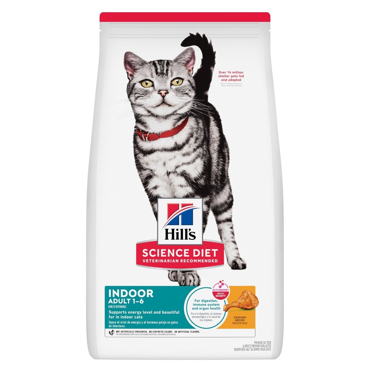 Hill's Science Diet Adult Indoor Chicken Recipe Cat Food, 15.5 lb.