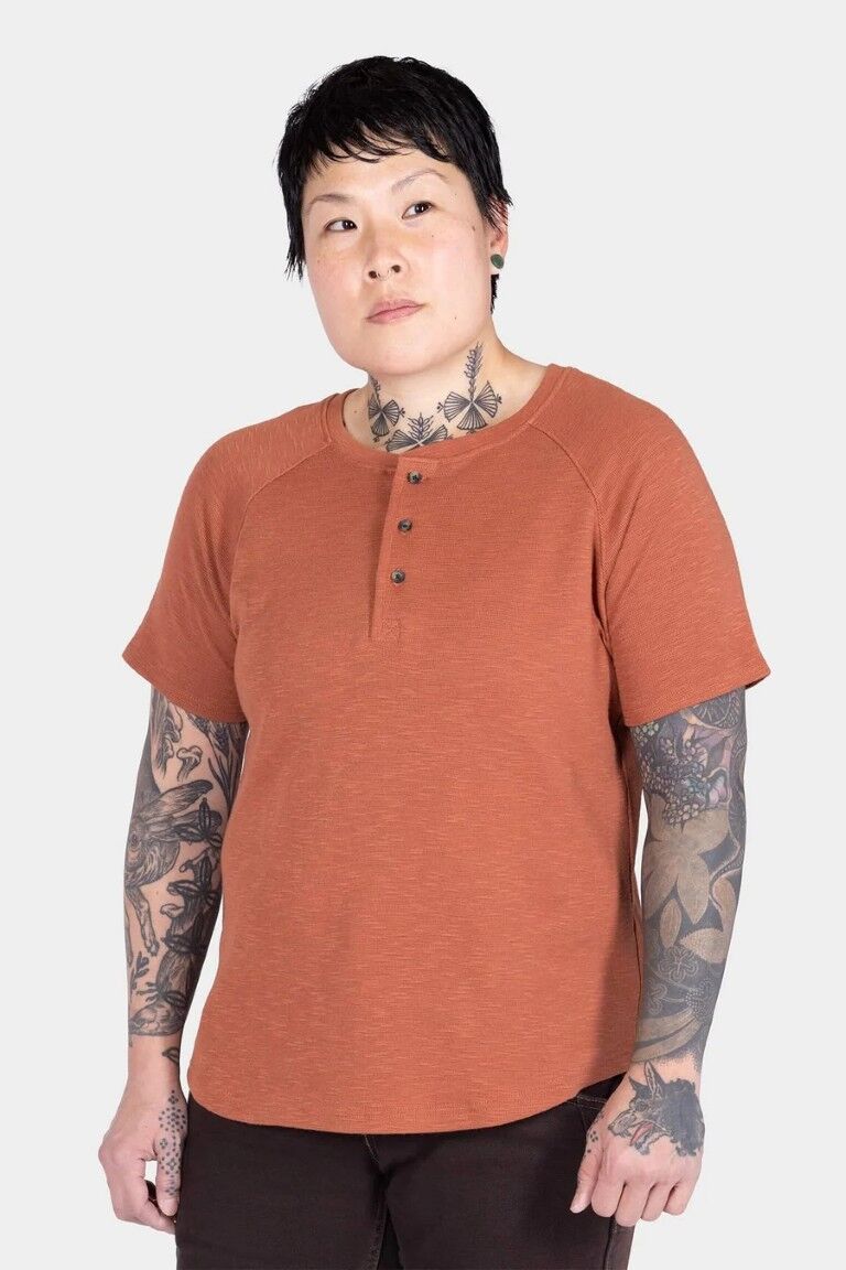 Dovetail Workwear Women's Old School Summer Henley Shirt