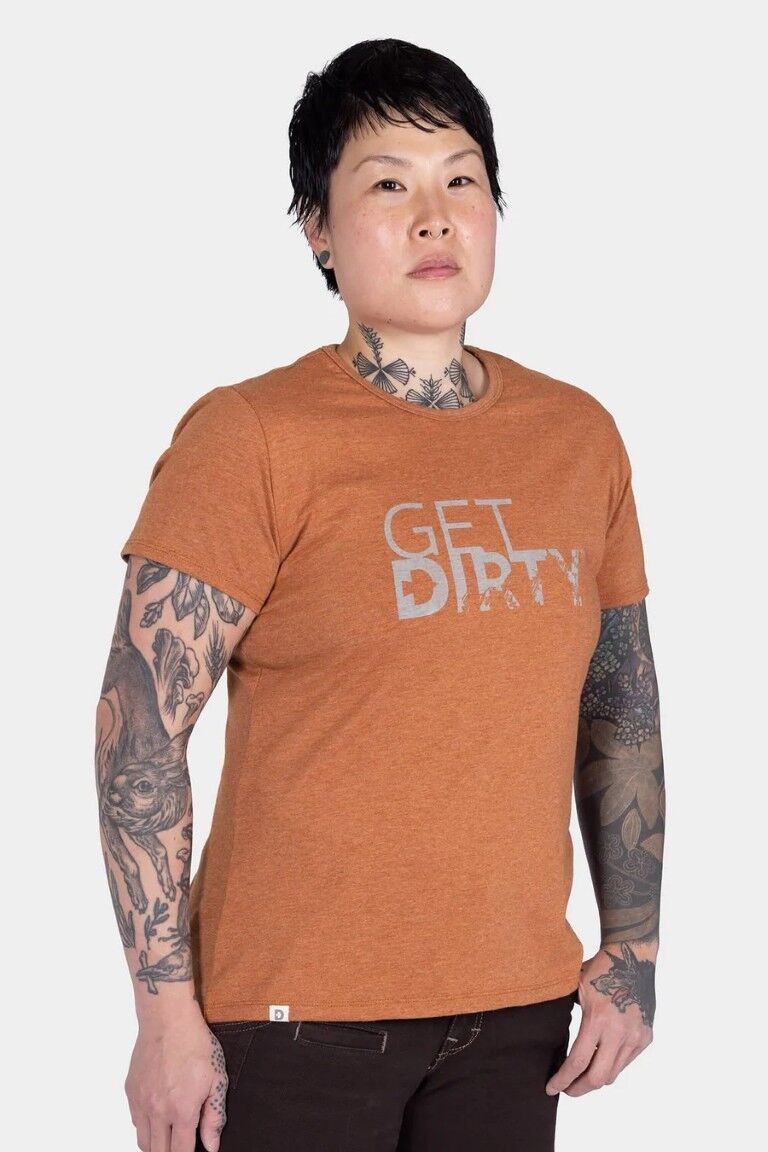 Dovetail Workwear Women's GO TO Get Dirty Graphic Work T-Shirt