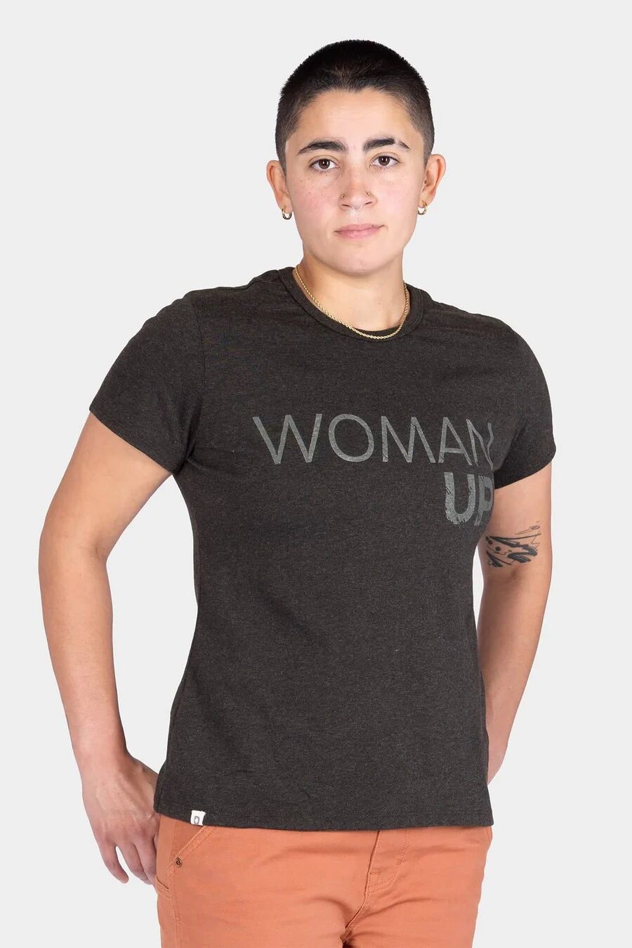 Dovetail Workwear Women's GO TO Woman Up Graphic Work T-Shirt