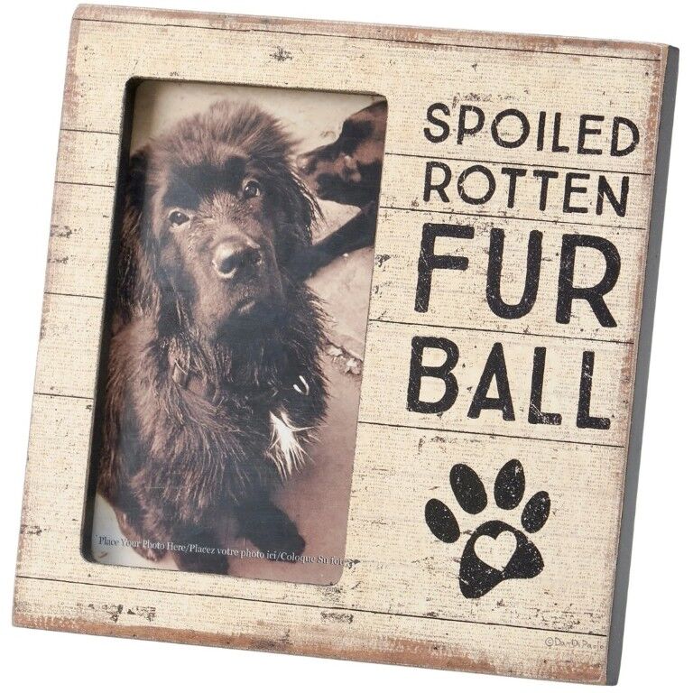 Primitives By Kathy Fur Ball Photo Frame