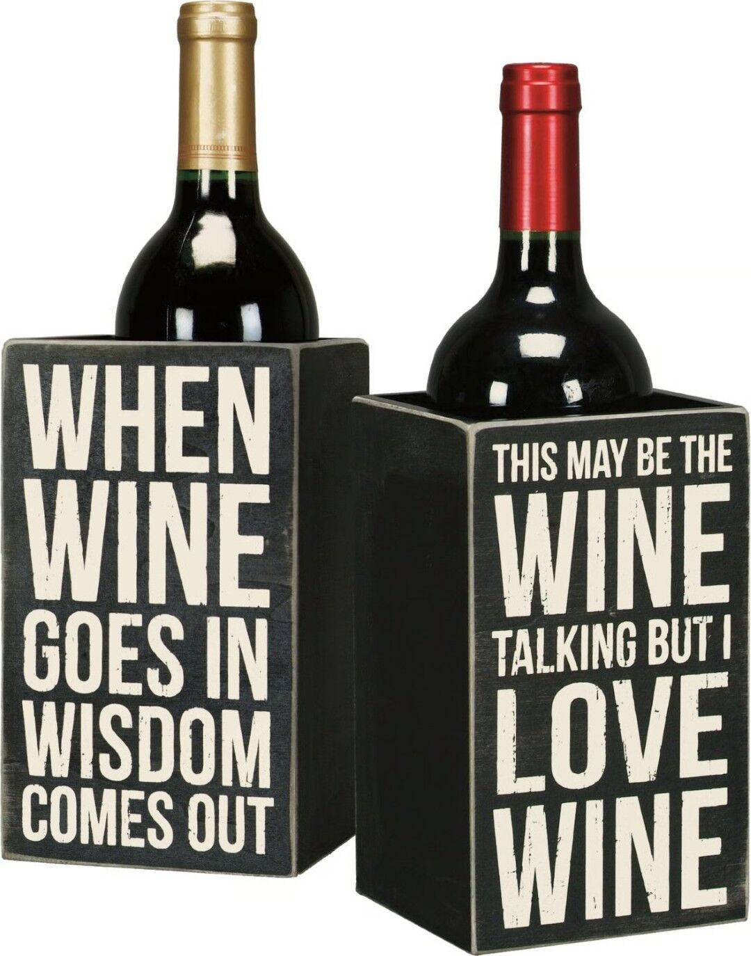 Primitives By Kathy When Wine Goes In Wisdom Comes Single Wine Box