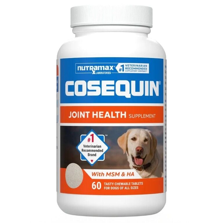 Cosequin Dog Joint Health MSM & HA Supplement Chewable Tablets, 60-Ct