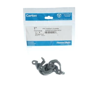 Carlon Schedule 40 PVC Conduit Clamp, 1-In, 5-Pk