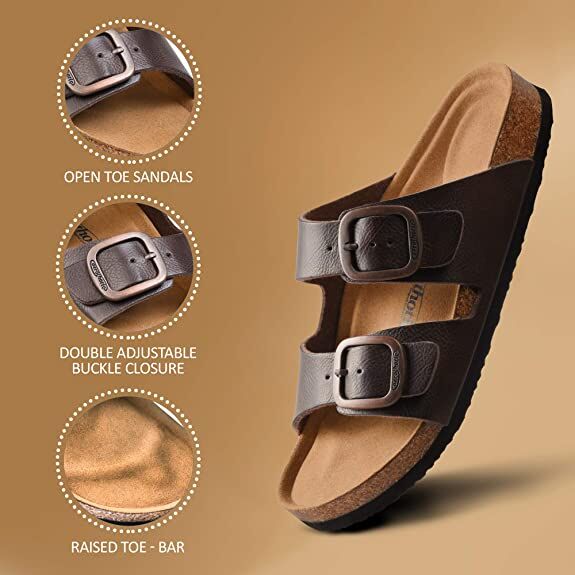 Aerothotic Women's Double Strap Slide Sandal