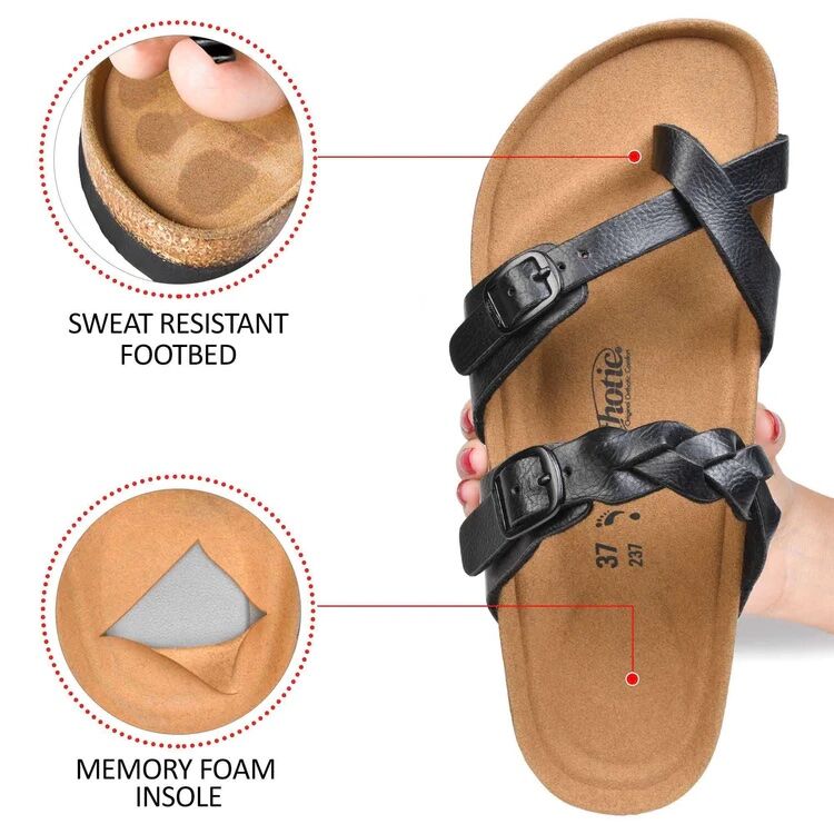 Aerothotic Women's Irenic Strappy Slide Sandals