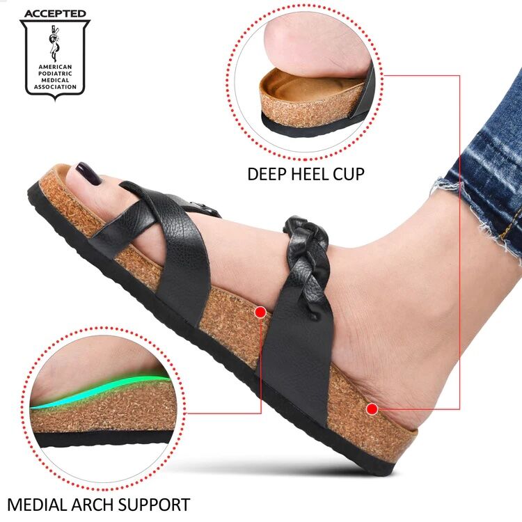 Aerothotic Women's Irenic Strappy Slide Sandals