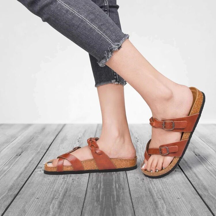 Aerothotic Women's Irenic Strappy Slide Sandals