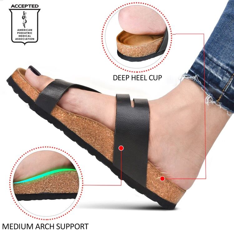 Aerothotic Women's Kaizen Split Toe Comfortable Slides