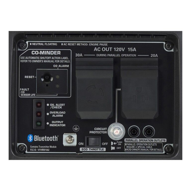 Honda EU2200i Companion 2200-Watt Portable Gas Co-Minder Inverter Generator