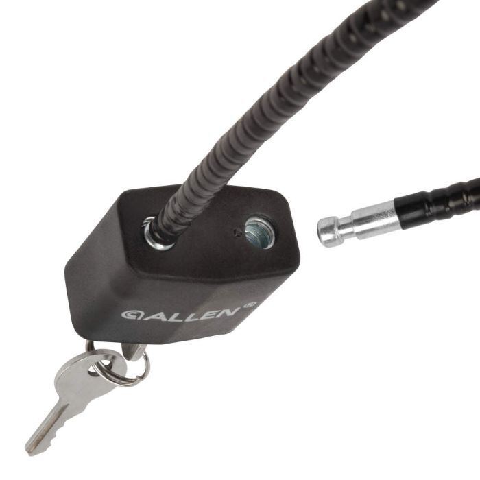 Allen Black Cable Lock, 15-In