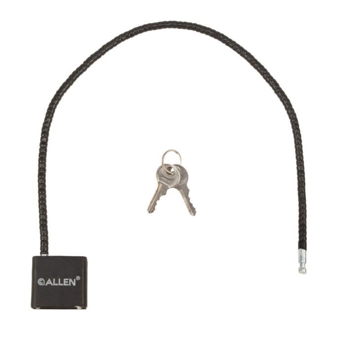 Allen Black Cable Lock, 15-In