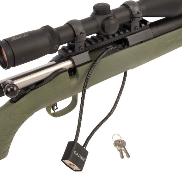 Allen Black Cable Lock, 15-In