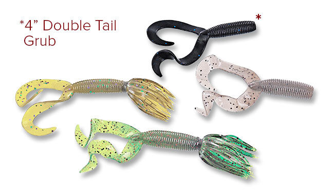 double tail grub fishing lures Gary Yamamoto Soft Bait, Green, 5