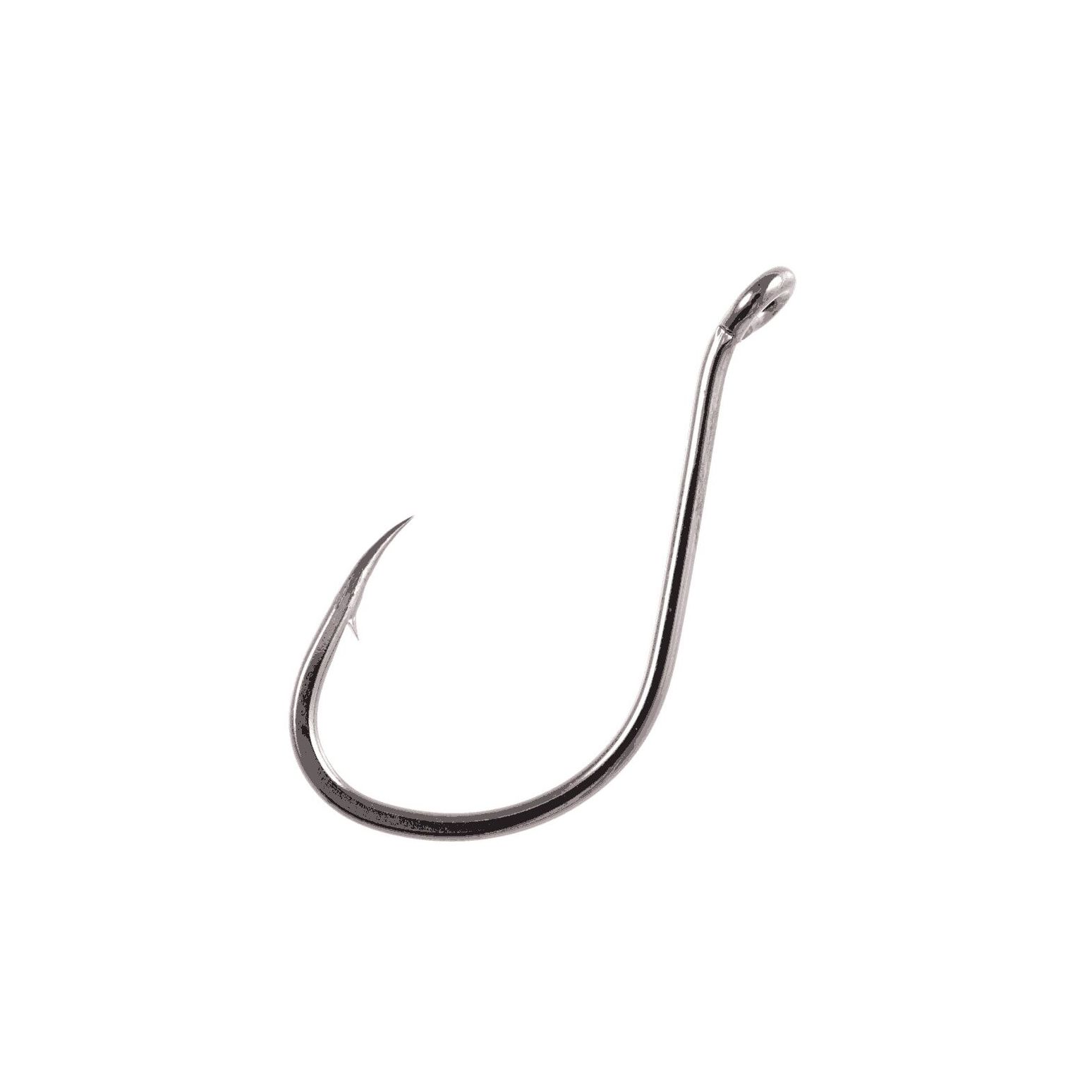3.0 fishing hooks Mustad Classic Circle 1X Strong Offset There is a hole on the top of the hook Sea fishing hook sizes |
