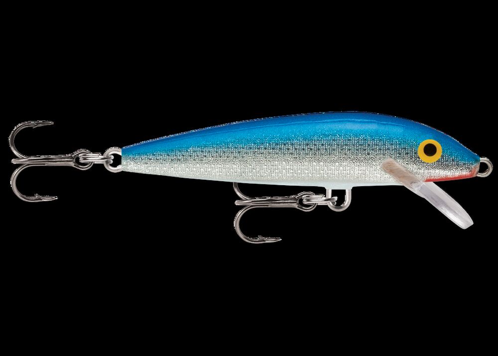 Original Floating® F07B Hard Bait Lure Wood Blue 2.75" Overall Length 0.125 oz