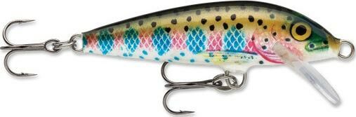 Original Floating® F07RT Hard Bait Lure Wood Rainbow Trout 2.75" Overall Length 0.125 oz