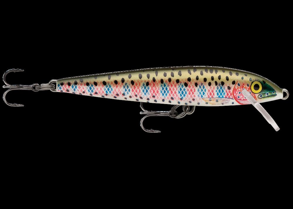Original Floating® F09RT Hard Bait Lure Wood Rainbow Trout 3.50" Overall Length 0.1875 oz