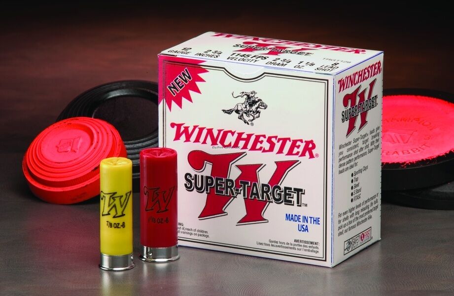 Winchester 20 Gauge, 2 3/4 in, #7 Shot, Super Target Load Shotshell Ammunition - 25 Rounds