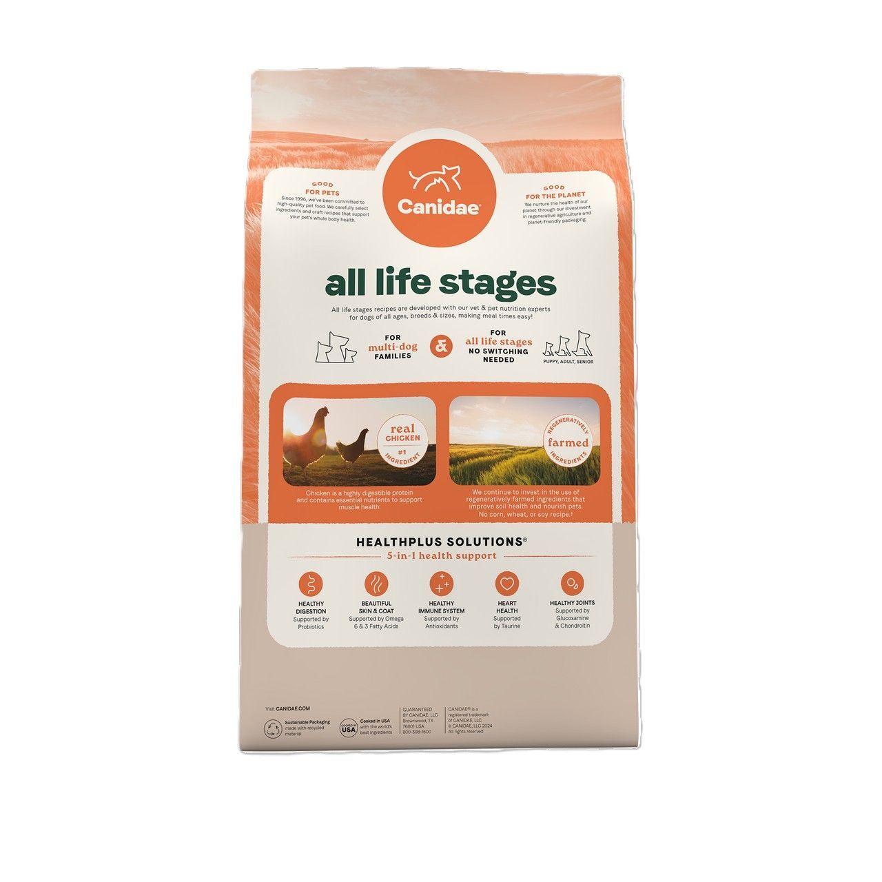Canidae All Life Stages Dry Dog Food Multi-Protein Recipe Dog Food, 5-Lb