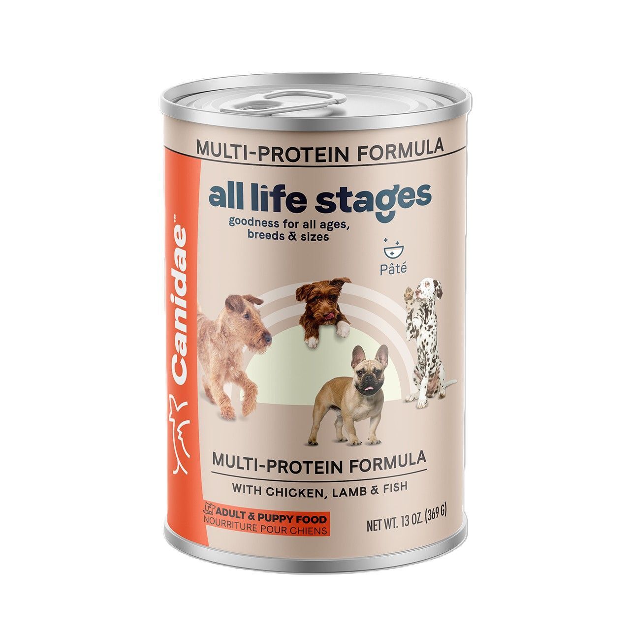 Canidae All Life Stages Multi-Protein Chicken, Lamb and Fish Wet Dog Food, 13-Oz