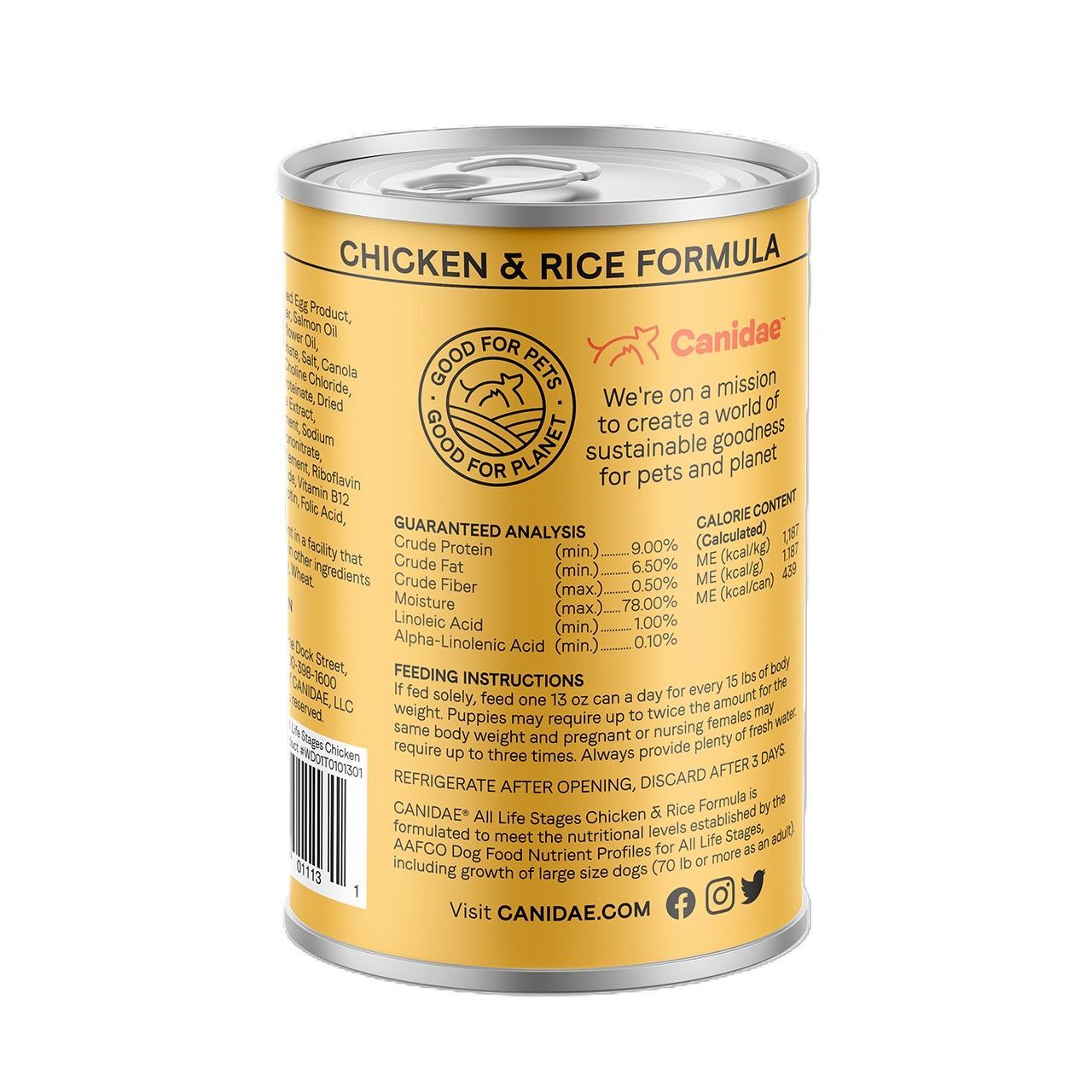 Canidae All Life Stages Chicken and Rice Wet Dog Food, 13-Oz