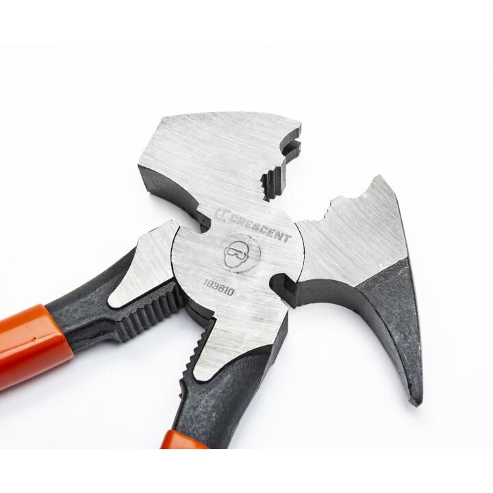 Crescent Tool Dipped Handle Heavy-Duty Solid Joint Fence Tool Pliers, 10-In