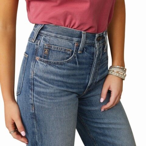 Ariat Women's Ultra High Rise Tomboy Wide Jean