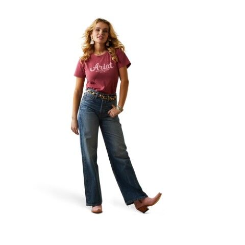 Ariat Women's Ultra High Rise Tomboy Wide Jean