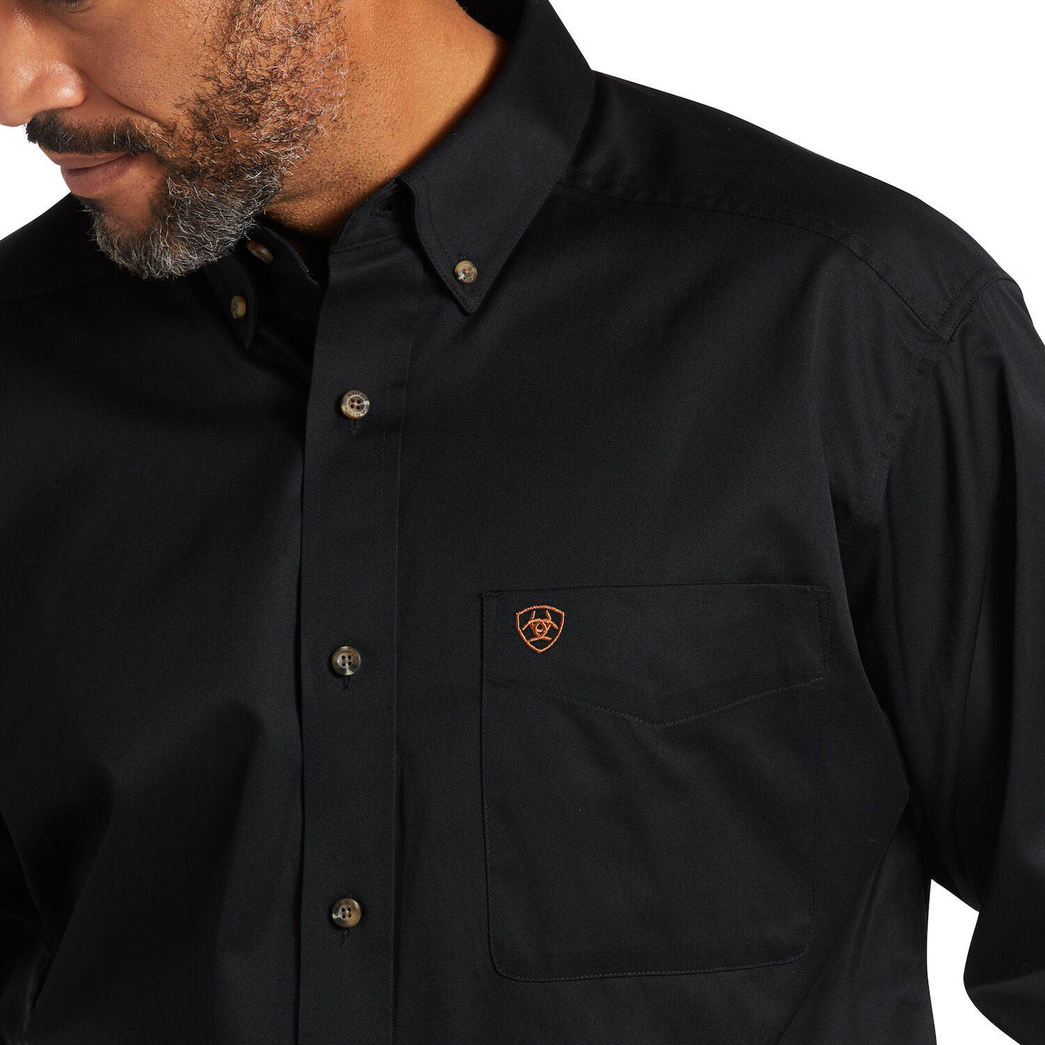 Ariat Men's Solid Twill Classic Fit Shirt