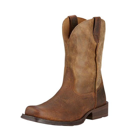 Ariat Men's Rambler Western Boot in Earth Cowboy Boots Ariat