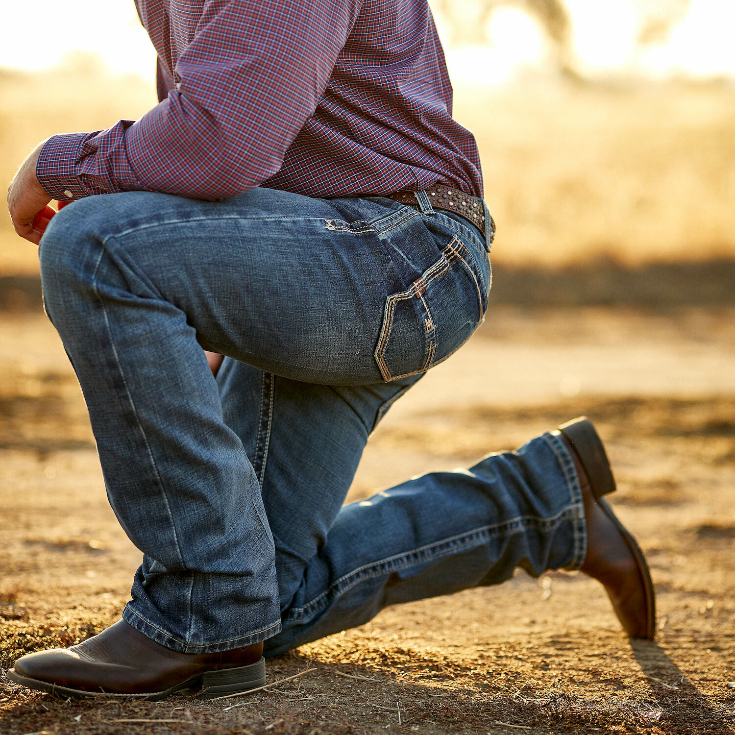 Ariat Men's M5 Slim Boundary Stackable Straight Leg Jean 