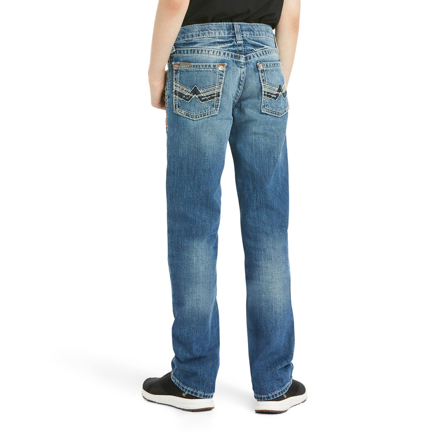 Ariat Boy's B5 Slim Charger Stackable Straight Leg Jean in Dakota