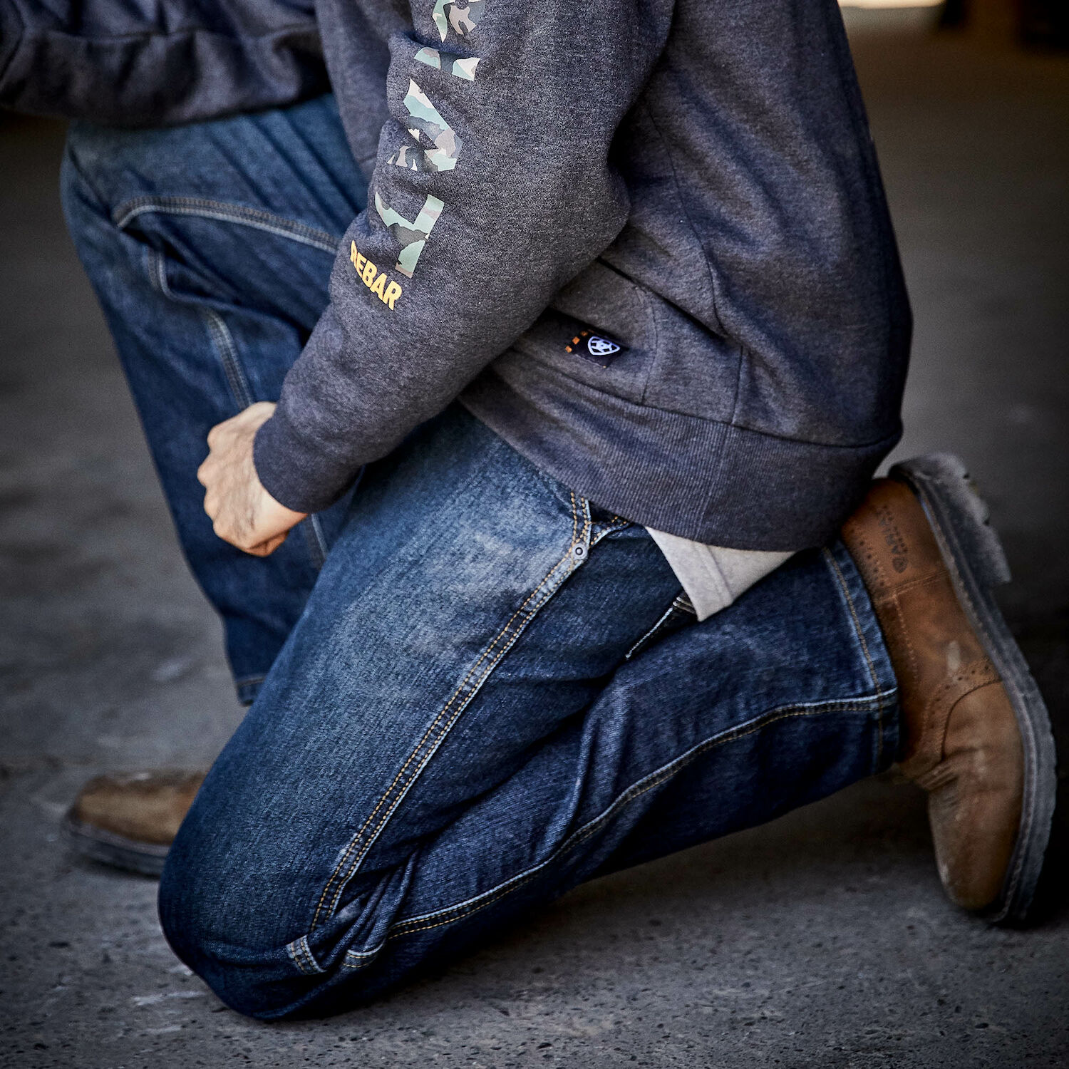 Ariat Men's Rebar M4 Low Rise DuraStretch Workhorse Bootcut Jean