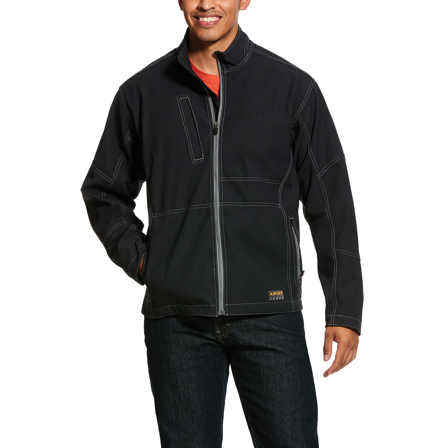 Ariat Men's Rebar Stretch Canvas Softshell Jacket
