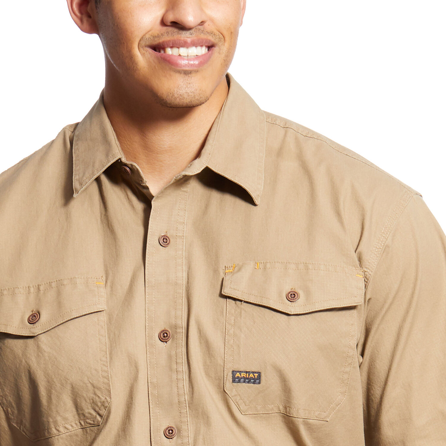 Ariat Men's Rebar Made Tough DuraStretch Work Shirt