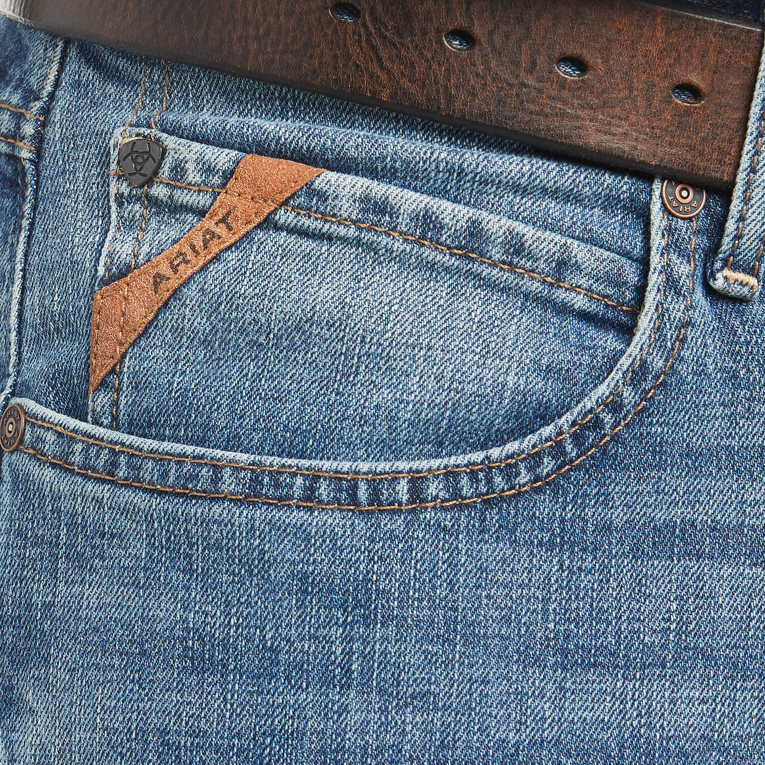 Ariat Men's M4 Low Rise Stretch Legacy Stackable Straight Leg Jean 