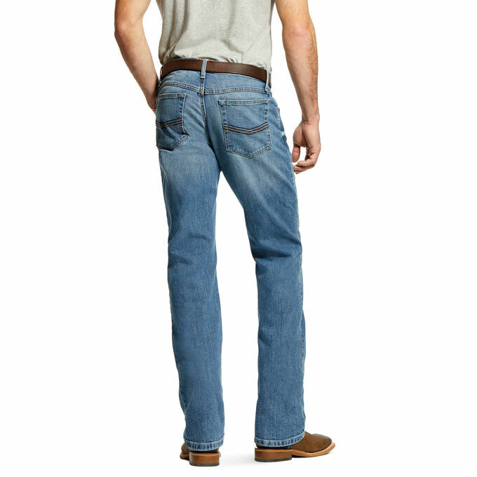 Ariat Men's M4 Low Rise Stretch Legacy Stackable Straight Leg Jean 