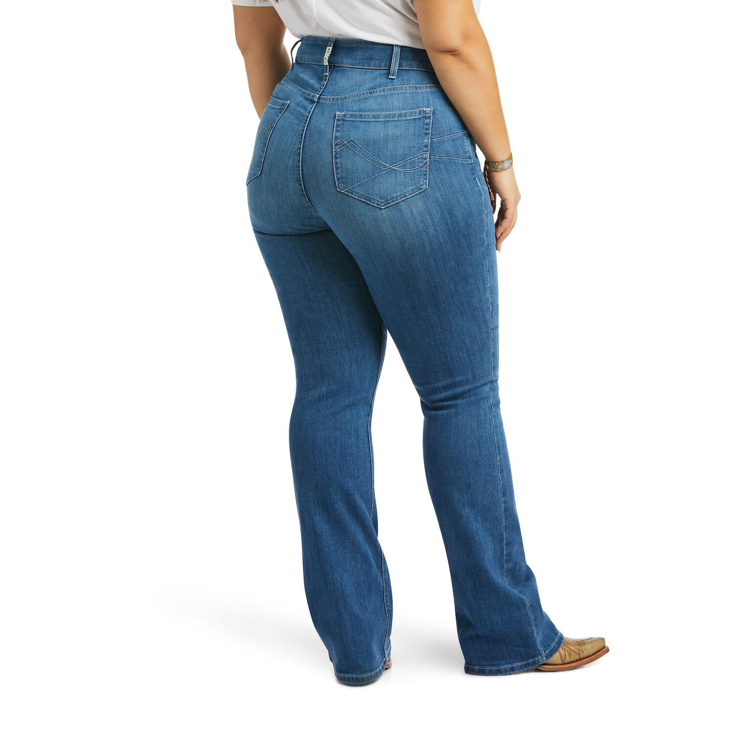 Ariat Women's R.E.A.L. Mid Rise Patricia Bootcut Jean