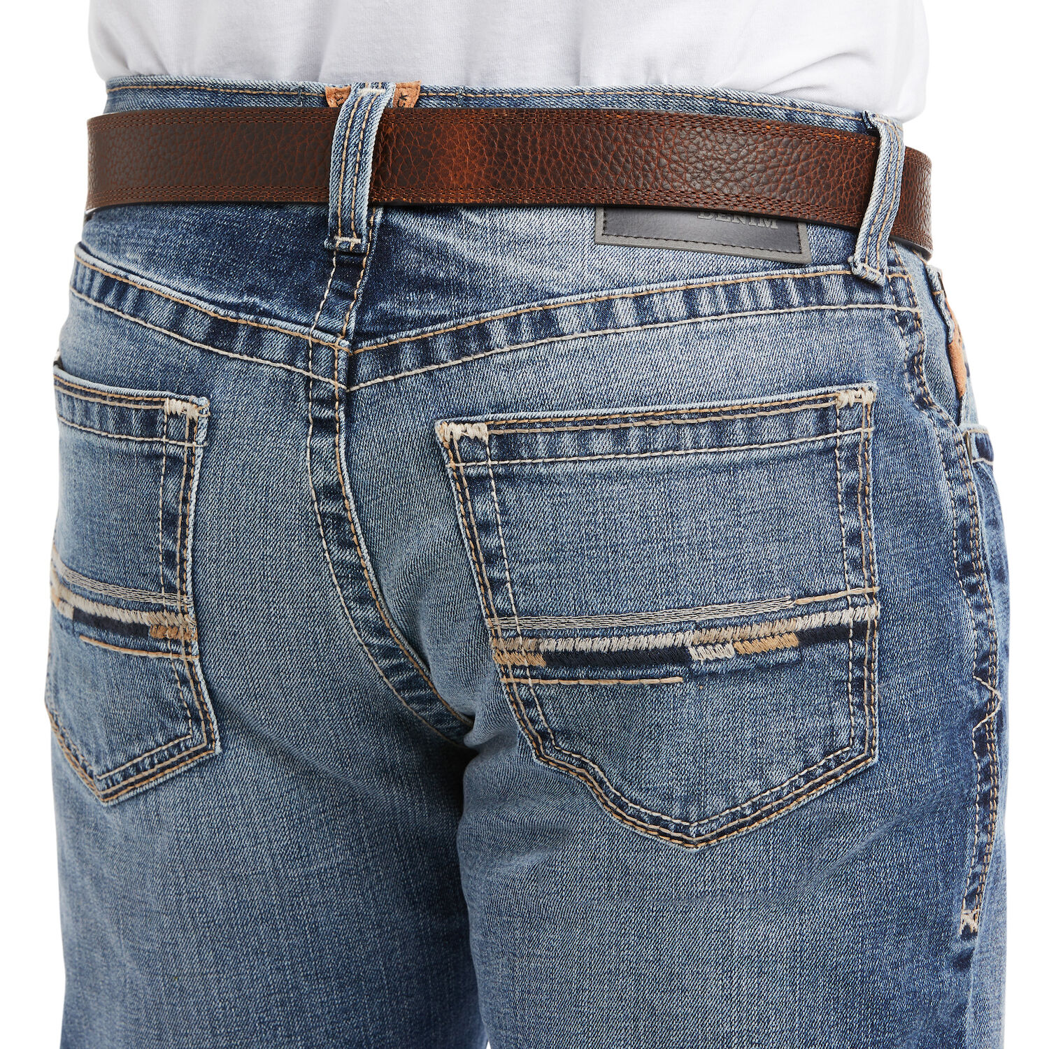 Ariat Men's M4 Low Rise Stretch Longspur Stackable Straight Leg Jean 