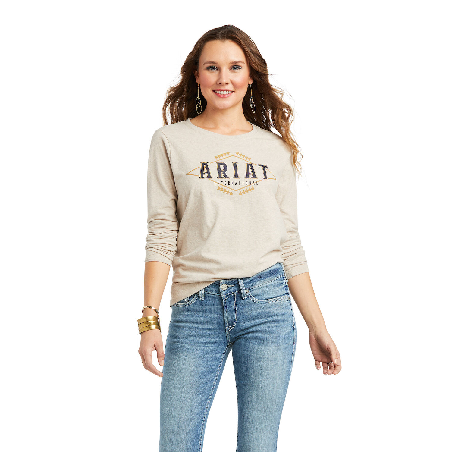 Ariat Women's R.E.A.L. Logo Flourish Tee