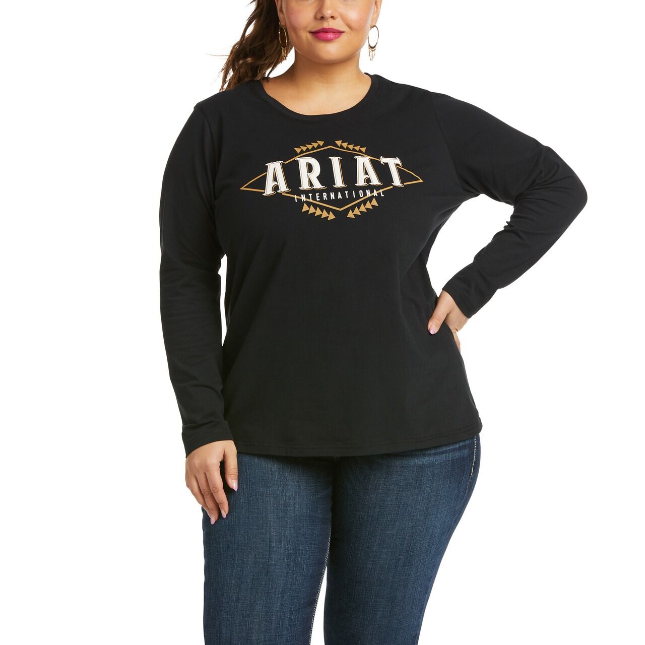 Ariat Women's R.E.A.L. Logo Flourish Tee