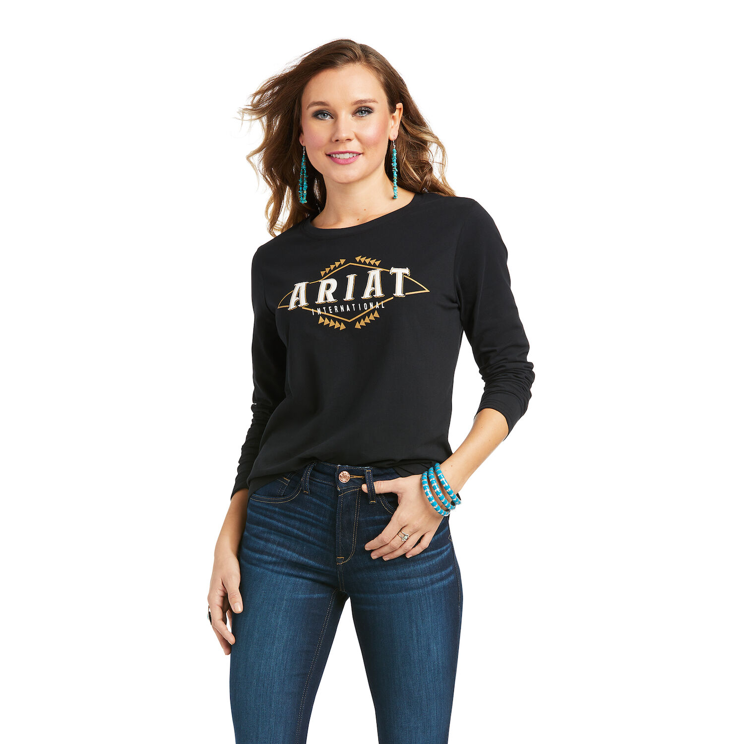 Ariat Women's R.E.A.L. Logo Flourish Tee