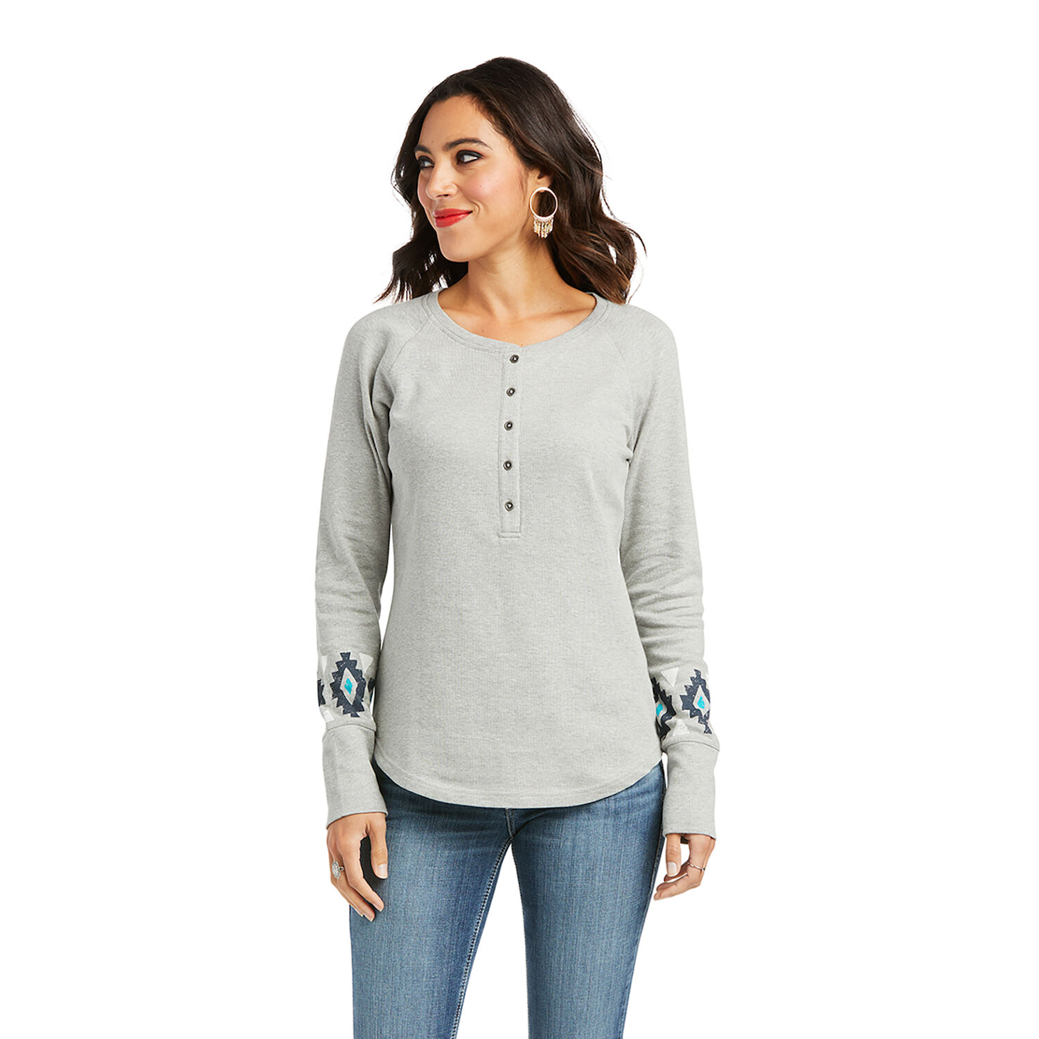 Ariat Women's R.E.A.L. Basic Henley Top