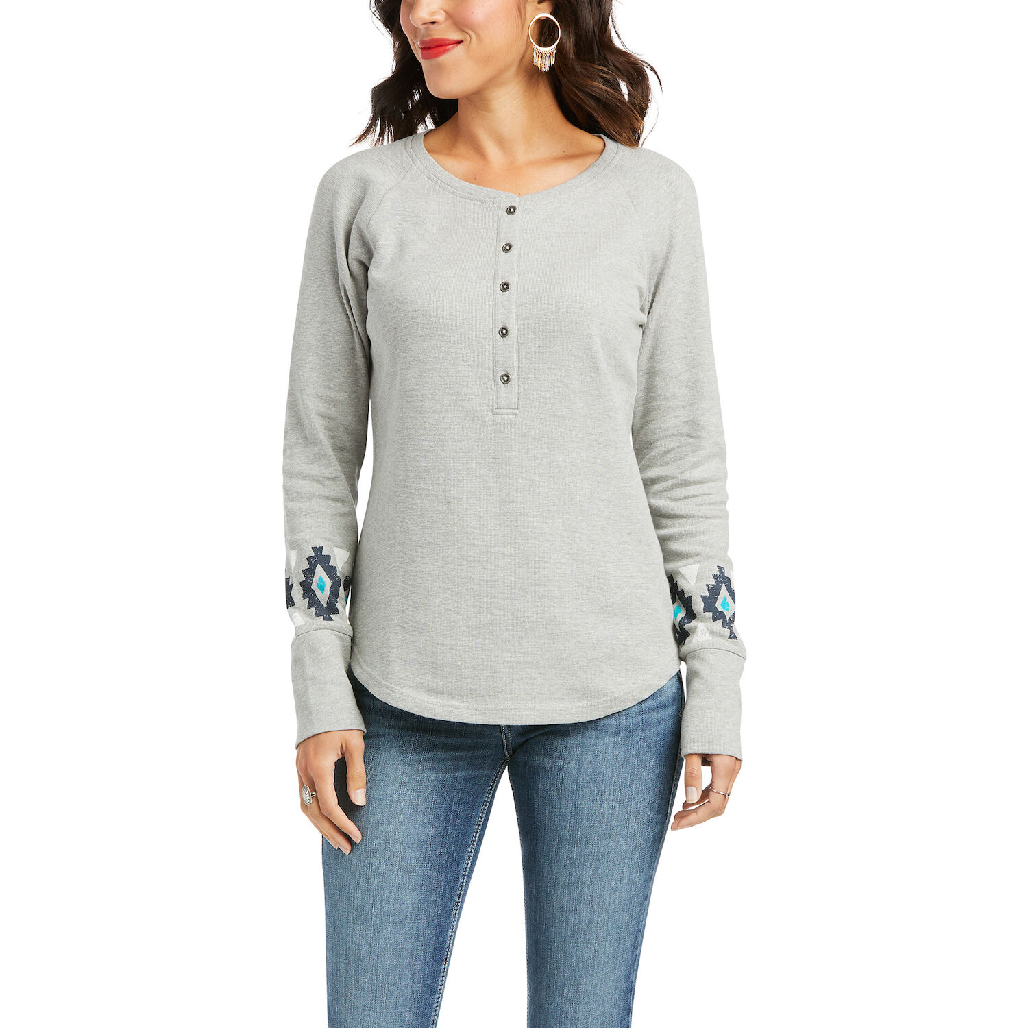 Ariat Women's R.E.A.L. Basic Henley Top